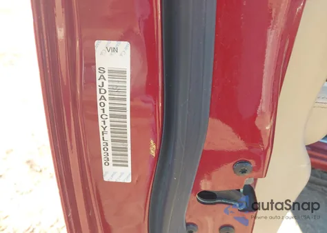 2000 Jaguar S-Type 3.0L V6 z USA, uszkodzony, nr VIN SAJDA01C1YFL30330